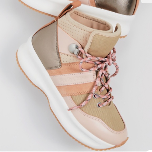 See By Chloé Casey High Top Platform Hiker Sneakers MSRP$495 - Picture 3 of 16
